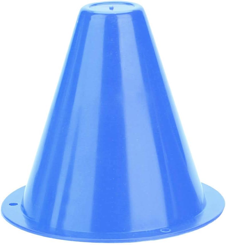 woobles Soccer Training Cone, Agility Soccer Disc Cones Barriers Plastic Marker Holder Sports Accessory (10pcs)(Blue) - Image 4